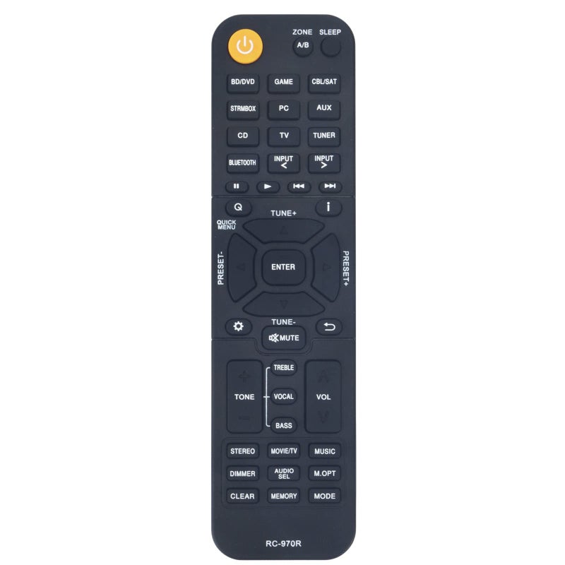 Allimity RC-970R RC970R Replacement Remote Control fit for Onkyo AV Receiver 24140970 TX-SR393 TX-SR494 HT-R398 HT-S3910 TXSR393 TXSR494 HTR398 HTS3910 - Image 5