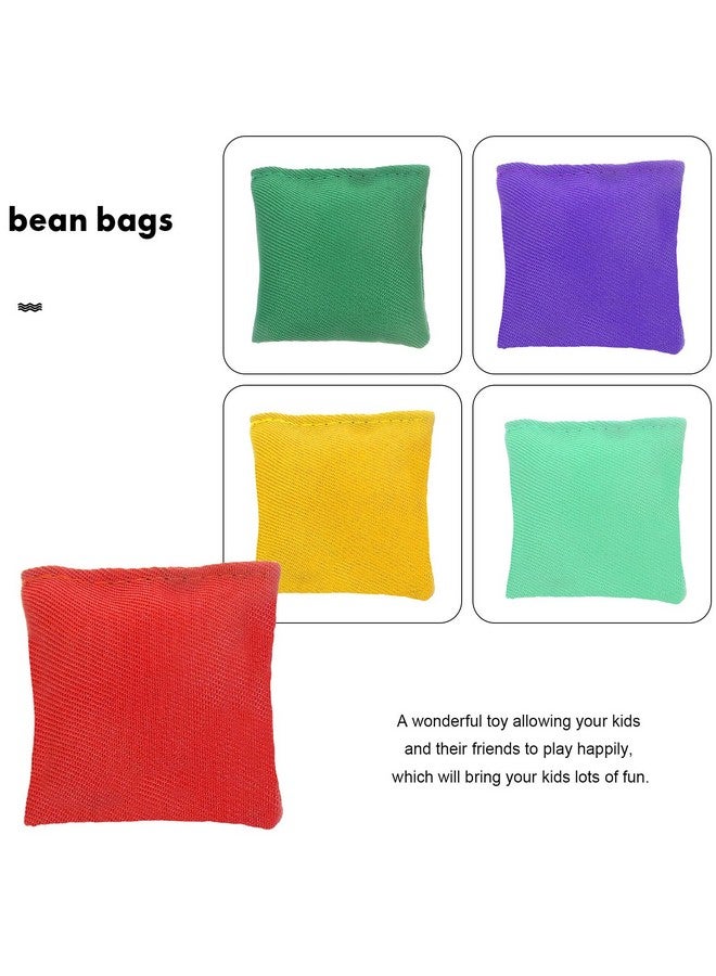 Veemoon 10pcs Bean Bags Toss Game Bean Bag Colorful Bean Bags Nylon Bean Bags Outdoor Throwing Game Props Suitable for Indoor and Outdoor Games, Lawns, Floors, Beaches(5 * 5cm Small Size) - Image 5