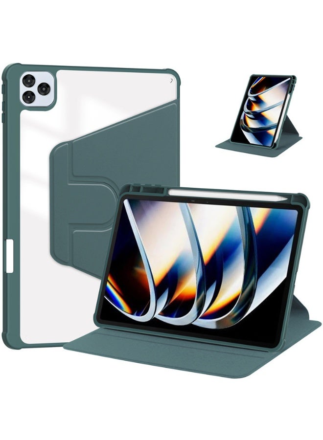 Compatible with Itel Vista Tab 10 / Itel Vista Tab 11 10.1 Inch Case with Pen Holder, 360 Degree Swivel Stand Folio Flip Smart Tablet Cover with Auto Sleep/Wake - Image 1