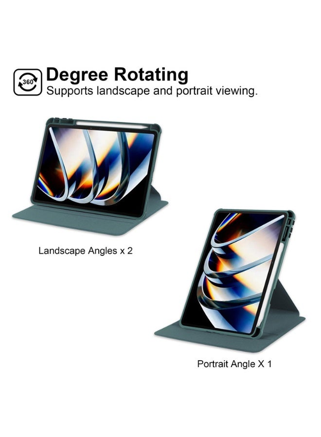 Compatible with Itel Vista Tab 10 / Itel Vista Tab 11 10.1 Inch Case with Pen Holder, 360 Degree Swivel Stand Folio Flip Smart Tablet Cover with Auto Sleep/Wake - Image 3