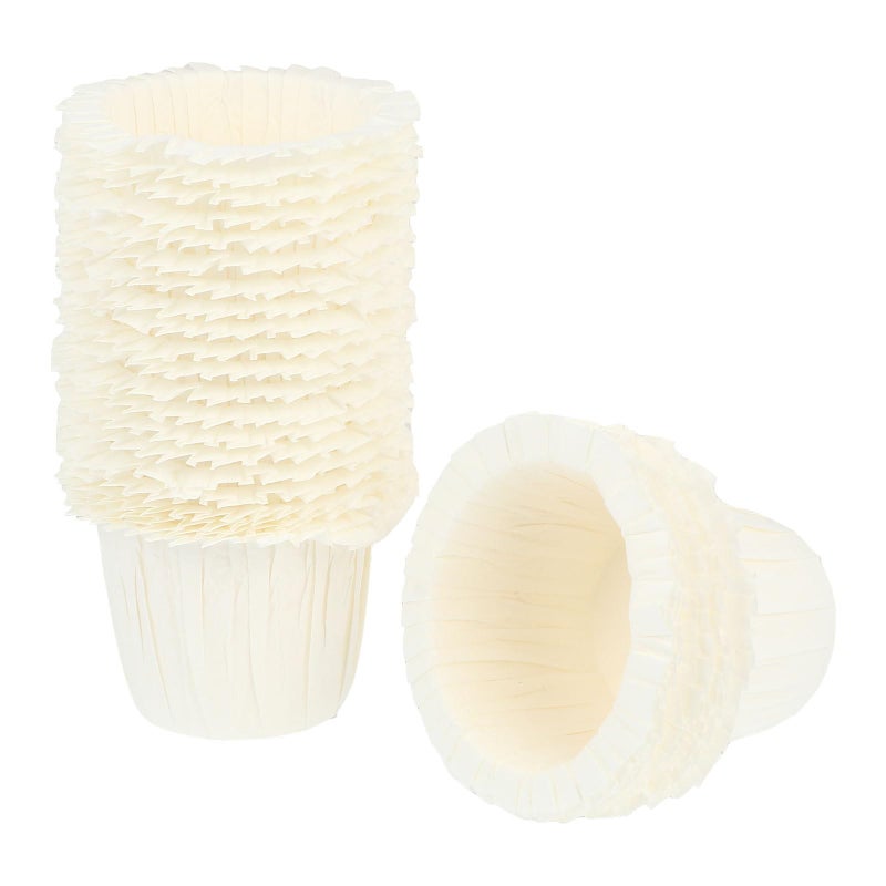 White Heat Resistant Paper Baking Cups 30 Pieces Disposable Muffin and Dessert Holders - Image 2