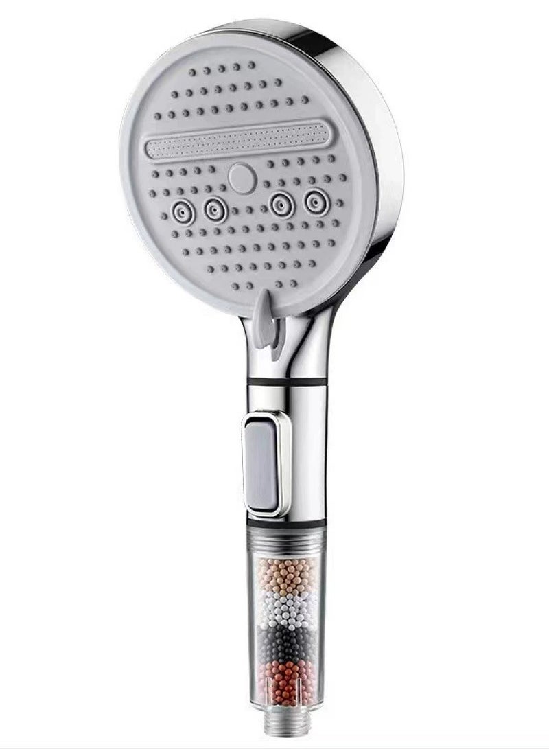 عام رأس دش مفلتر عالي الضغط بالأيونات  - ميزات السبا والتدليك - ترشيح لتقليل تساقط الشعر وجفاف الجلد - مثالي للمياه العسيرة - Image 3