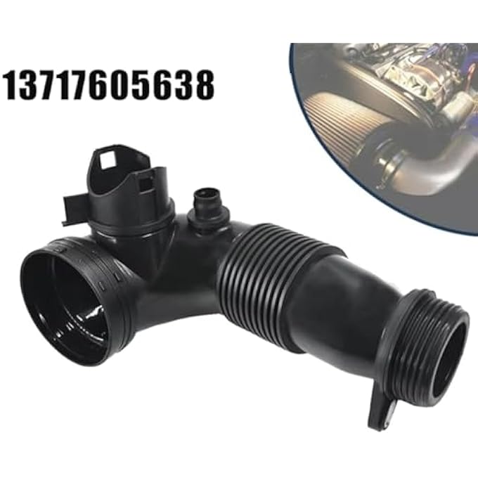CHEFRU Air Intake Tube Hose Compatible With F22 F23 F30 F32 F33 F34 F10 E84 F25 F26 Air Intake Hose Pipe 13717605638 Air Filter Flow Intake Hose - Image 2