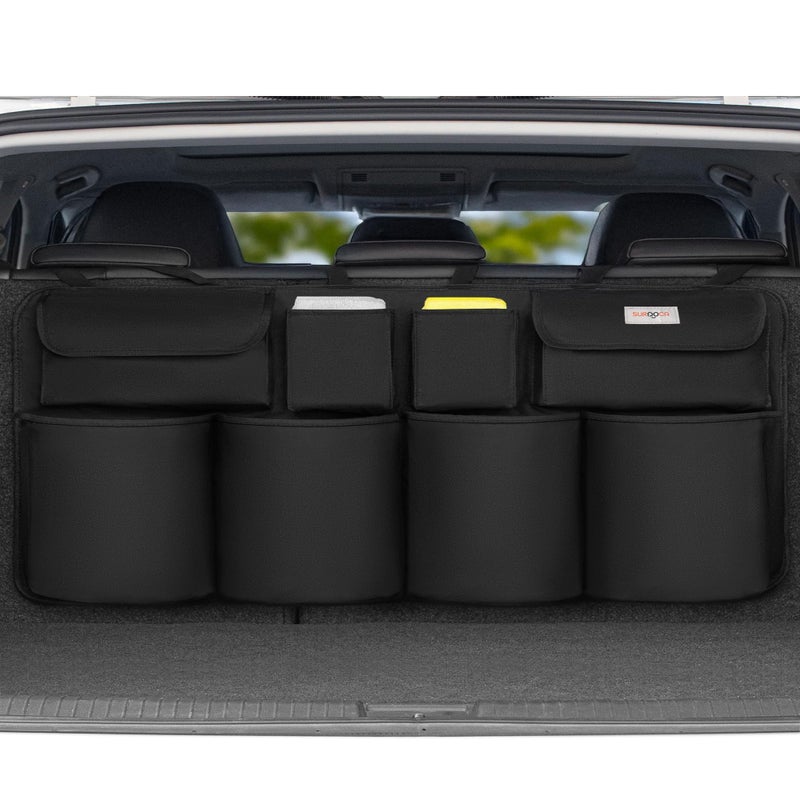 SURDOCA Hanging Trunk Organizer Upgraded Car Organizers and Storage Car Interior Accessories Tear Resistant  Easy to Install