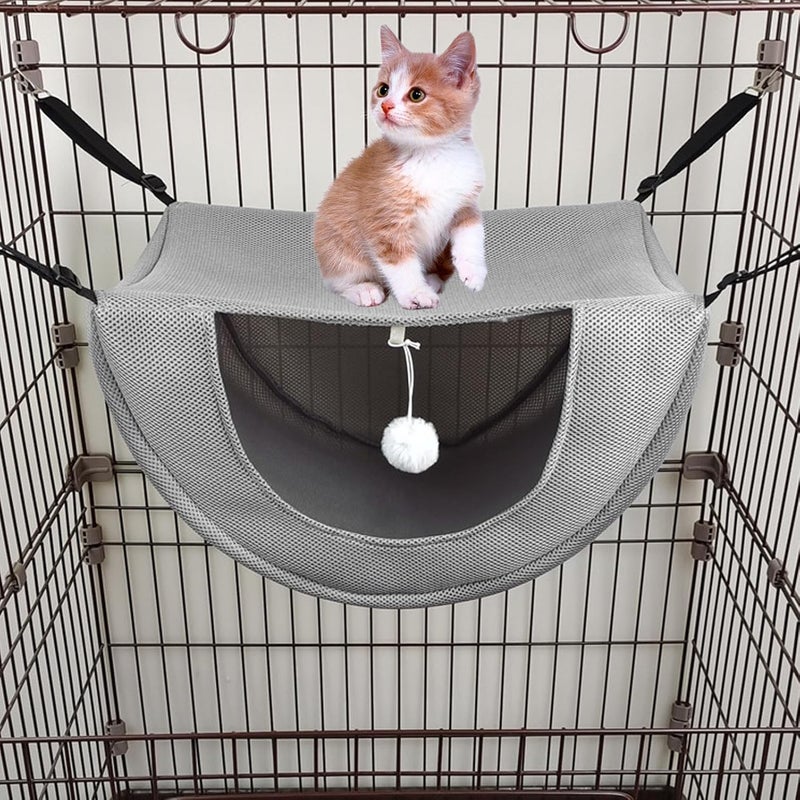 All climate suitability Abaodam Small Pet Hammock Cat Hanging Bed Mesh Breathable Summer Washable Grey S for Indoor Cats and Kittens All item simple matching build Ready goods scheduled ship Public demand affordable quality Tight fitted parts Room to room portable Budget friendly premium quality Anti slip All climate suitability Global simple assemble options Standard fit Global trendy simple build Affordable trusted craftsmanship Ready post purchase fulfill Pop-area nearby warehouse Organized shipment arrange Temp fluctuation resistant crafted quality Storage burden minimized build Regular scheduled transit Multi option design Global standard quality Upgraded simple practical design Periodic restock local Wear resistant upgraded material Multi-source stock guarantee - Image 4