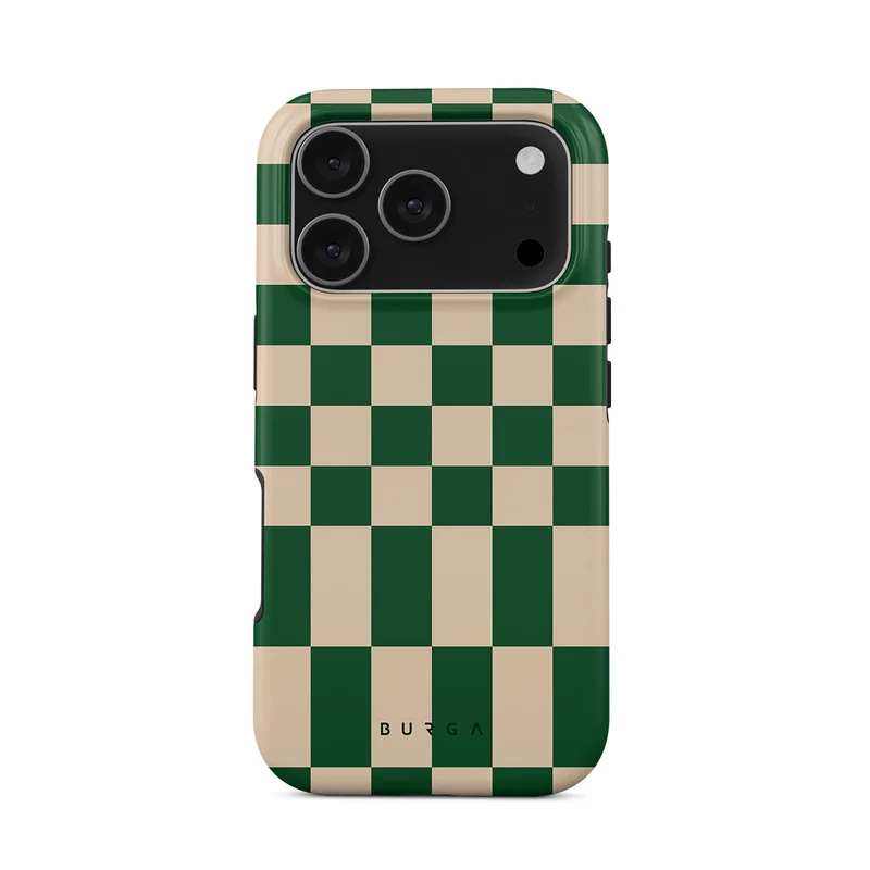 بورجا جراب iPhone 17 Pro Ivy League Premium متوافق مع هيكل صلب مزدوج الطبقات هجين + حماية من السيليكون - غطاء محمول مقاوم للخدش والصدمات