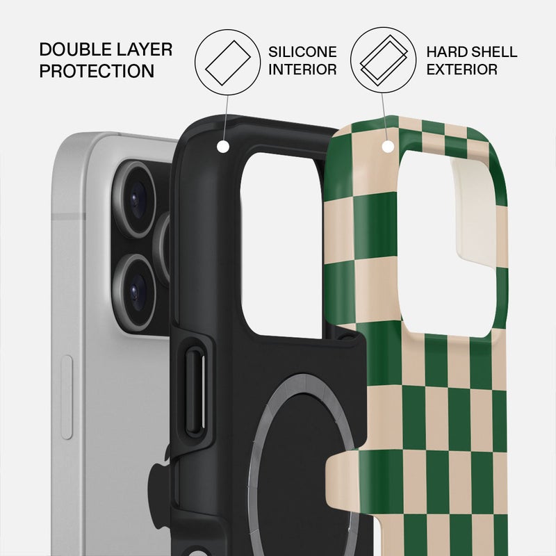 BURGA iPhone 17 Pro Ivy League Premium Case Compatible with Hybrid Dual-Layer Hard Shell + Silicone Protection - Scratch-Resistant Shockproof Mobile Cover - Image 2