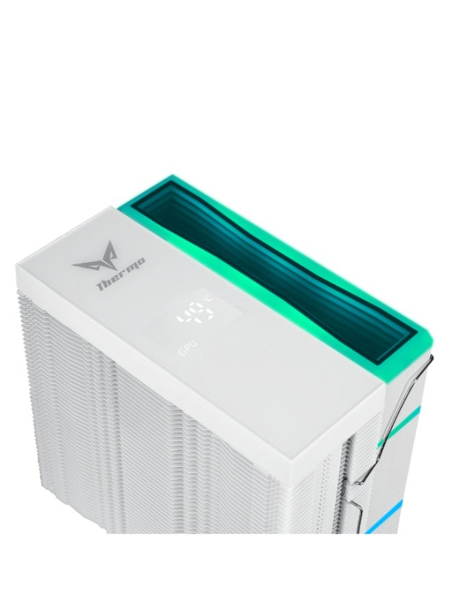 ثيرمو مبرد هواء من ثيرمو تيتان N400D ديجتال ARGB – لون أبيض - Image 5