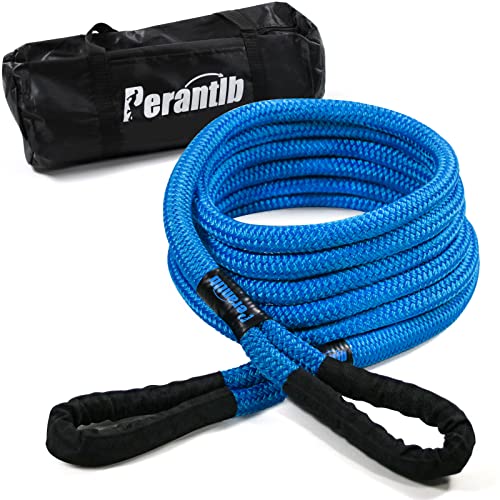 Perantlb Kinetic Recovery Rope7/8 x 20ft(26000lbs),Nylon Double Braided Recovery Tow Rope,Heavy-Duty Vehicle Kinetic Rope for Truck ATV UTV SUV… - Image 1