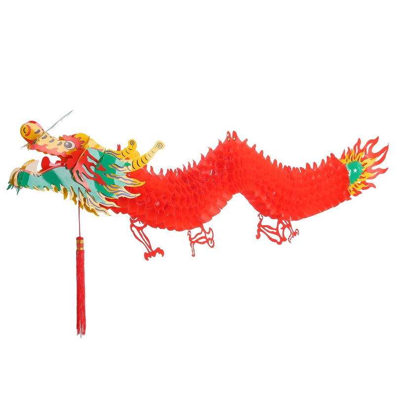 Bememo Bememo 3D Chinese New Year Dragon Garland Hanging Decoration 492 Feet