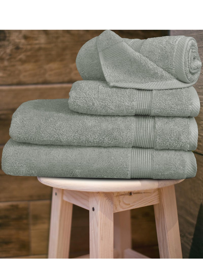 Banotex Banotex bath towels set (Luxe) 3 towels, sizes 50X100 cm 300 gr + 70X140 cm 600 gr + 90X150 cm 810 gr 100% Egyptian cotton product, high-quality and absorbent combed cotton, suitable for all uses  - Image 5