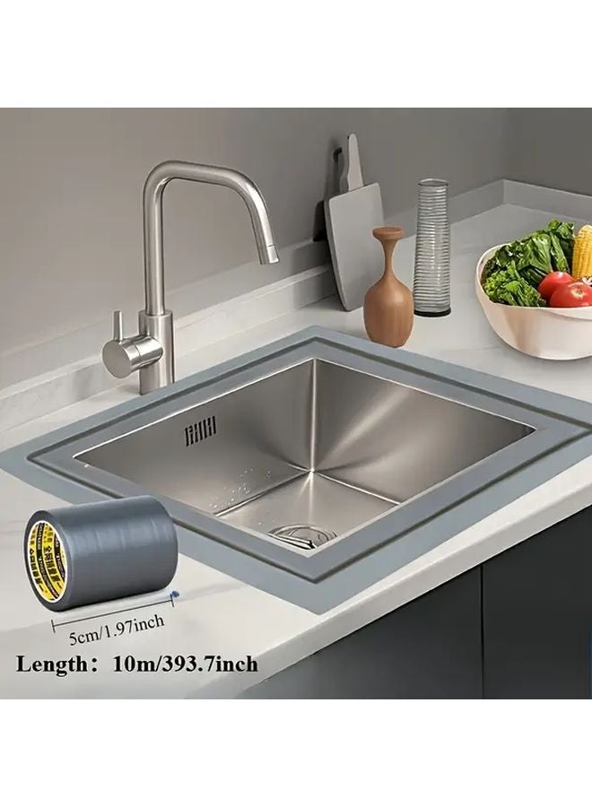 Black Waterproof Leakproof Windproof Kitchen Tape 50mm x 393.7 Inch Wall Repair Patching Window Blackout - Image 4