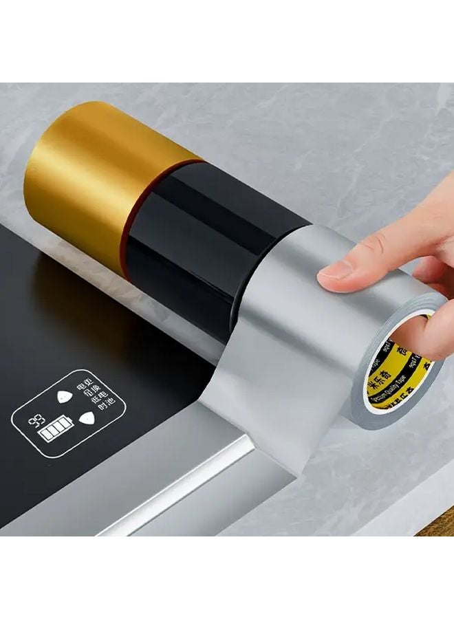 Black Waterproof Leakproof Windproof Kitchen Tape 50mm x 393.7 Inch Wall Repair Patching Window Blackout - Image 2