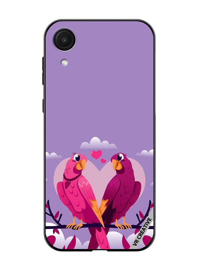 VR CREATIVE Protective Case Cover For Samsung Galaxy A03 Core Love Birds Design Multicolour - Image 1