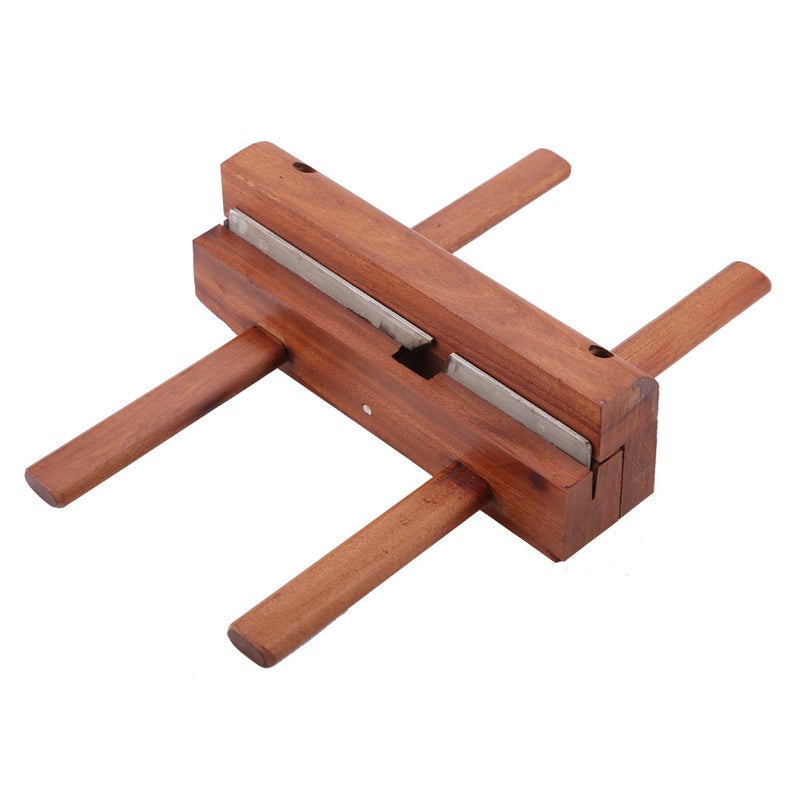 Double Handle Wood Plane: Sharp Blade, Durable Rosewood Construction - Efficient No-Stuck Planing for Woodworking Starters, Hobbyists and DIY Furniture Making - Image 2