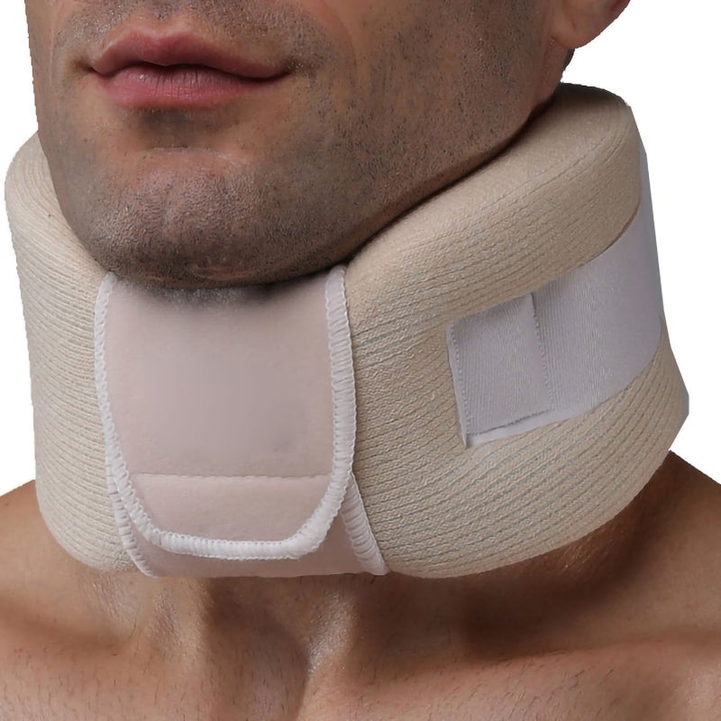 Neck Brace Holder Skin Color Neck Protection Breathable Comfortable Cervical Collar for Home Office M - Image 5