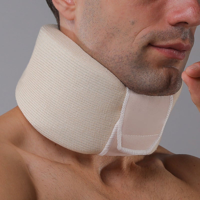 Neck Brace Holder Skin Color Neck Protection Breathable Comfortable Cervical Collar for Home Office M - Image 4