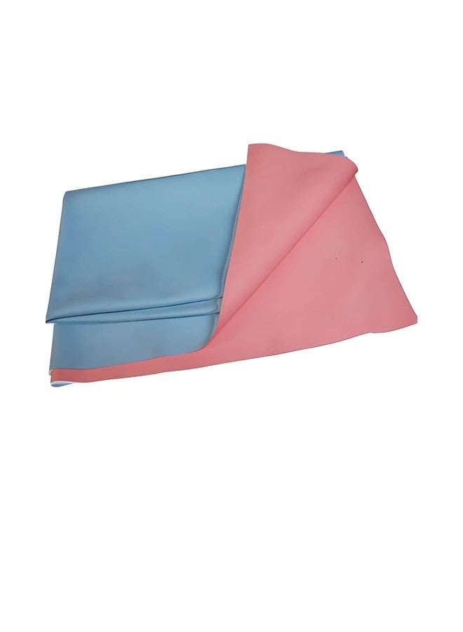 Rossify Rubber Mackintosh Sheet for Hospital, Baby & Patient Care | Waterproof Bed Protector | Reusable Incontinence Sheet for Medical & Home Use (Standard Size, Red, Covers Single Bed, 3x6) - Image 2