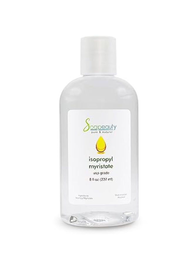 Soapeauty ISOPROPYL Myristate Cosmetic Grade for Soap Making Fragrances Shampoo Creams Lotion Makeup Adhesive Remover Antiperspirants Deodorants 8 fl oz - Image 1