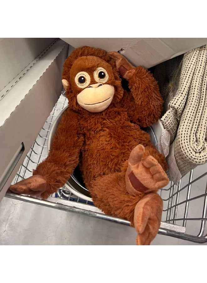 Cute Gorilla Doll Plush Toy Long Arm Monkey Bag Creative Curtain Hanging Doll Children's Rag Doll-Specifications:Orangutan Series-Color:Orangutan Bag 22cm(0.15kg) - Image 2