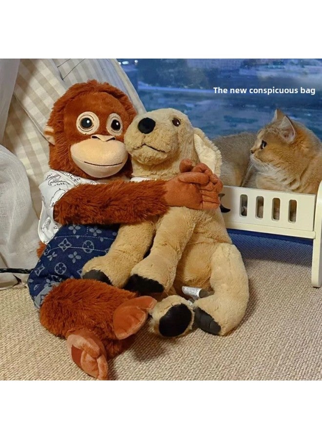 Cute Gorilla Doll Plush Toy Long Arm Monkey Bag Creative Curtain Hanging Doll Children's Rag Doll-Specifications:Orangutan Series-Color:Orangutan Bag 22cm(0.15kg) - Image 4