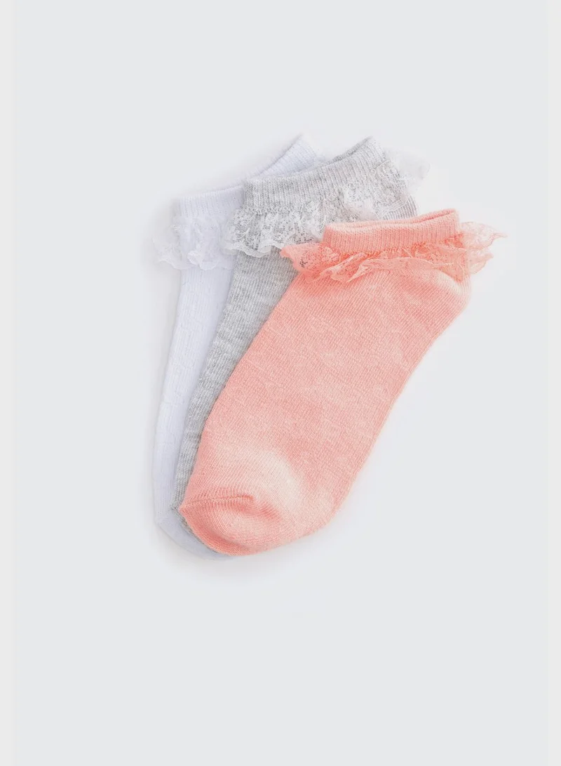 LC WAIKIKI Kids 3 Pack Assorted Socks