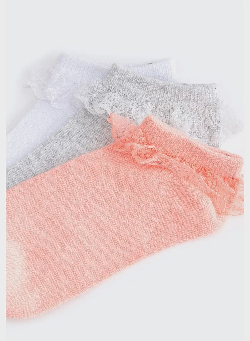 LC WAIKIKI Kids 3 Pack Assorted Socks