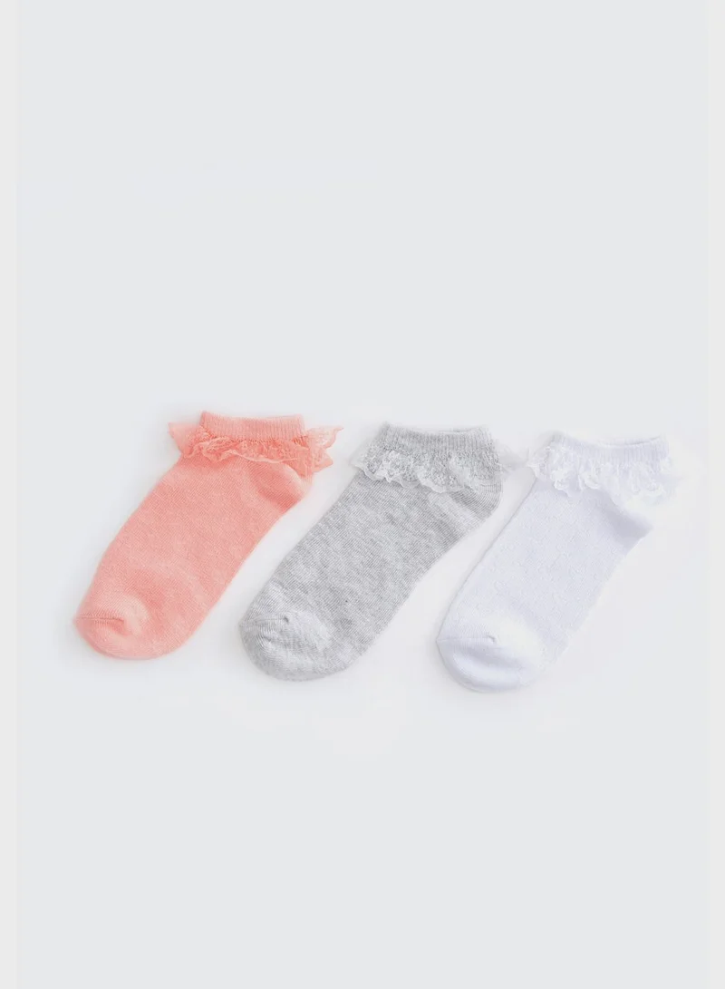 LC WAIKIKI Kids 3 Pack Assorted Socks