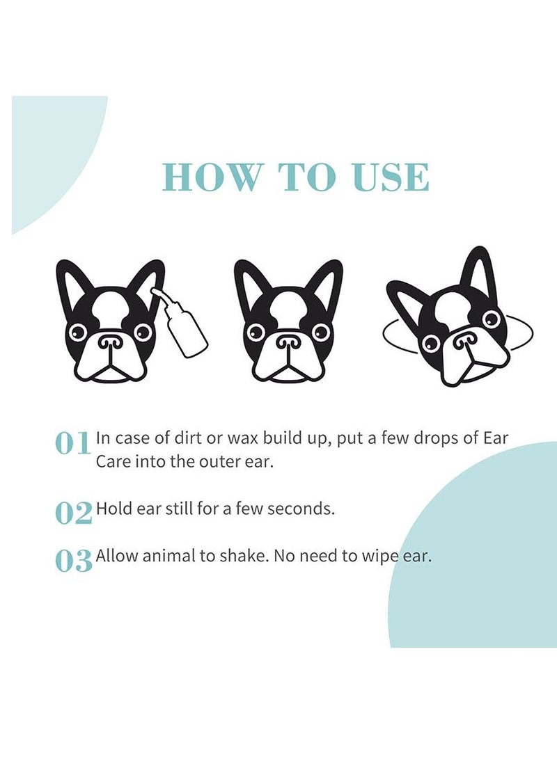 Bioline Ear Care Drops For Cats, Dogs And Other Small Pets, 50ml - Image 3