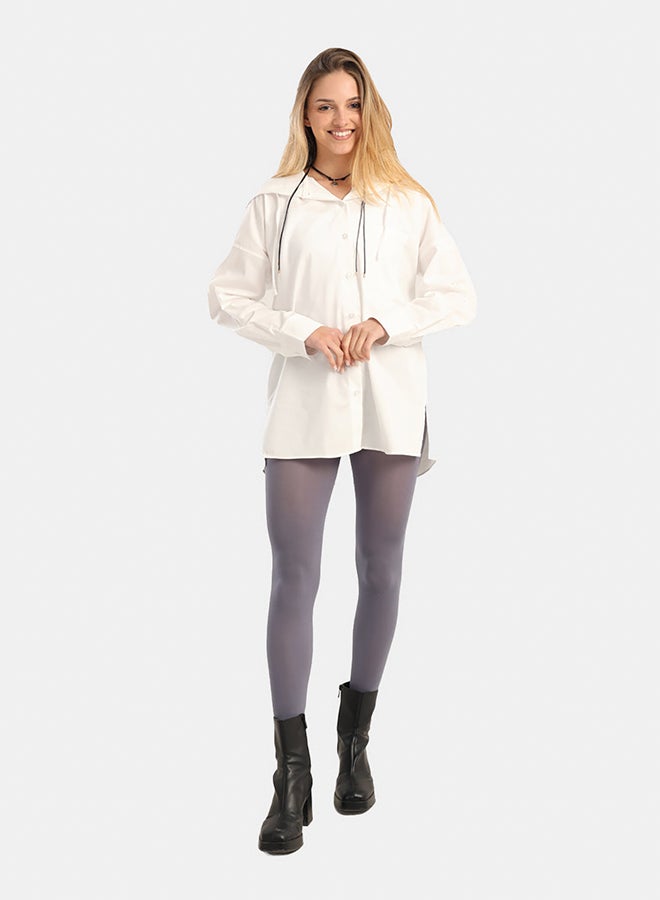 Carina Relaxed-Fit Hooded Shirt - Image 5