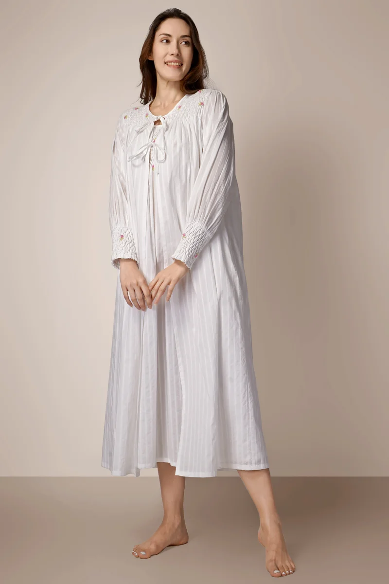 After Dark Brisa, Nightdress & Gown with hand smocking