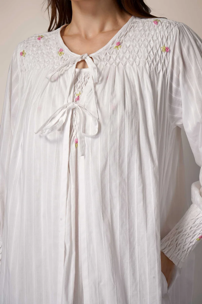 After Dark Brisa, Nightdress & Gown with hand smocking