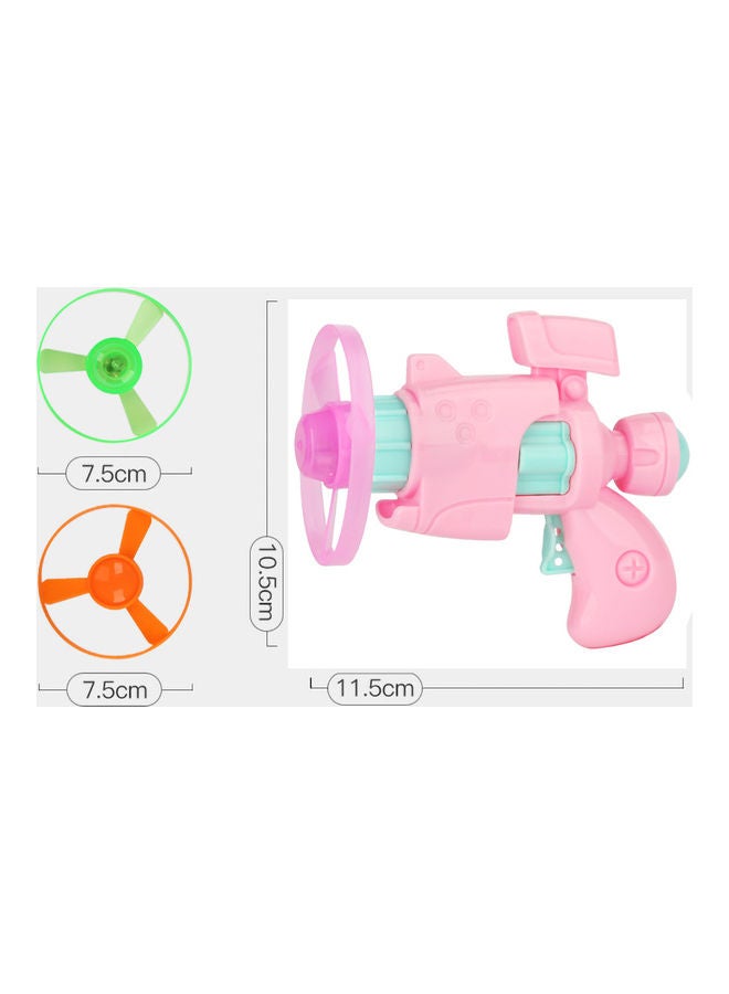 NIBEMINENT Flying Wheel Pistol Toy Set 11.5x10.5x3cm - Image 2