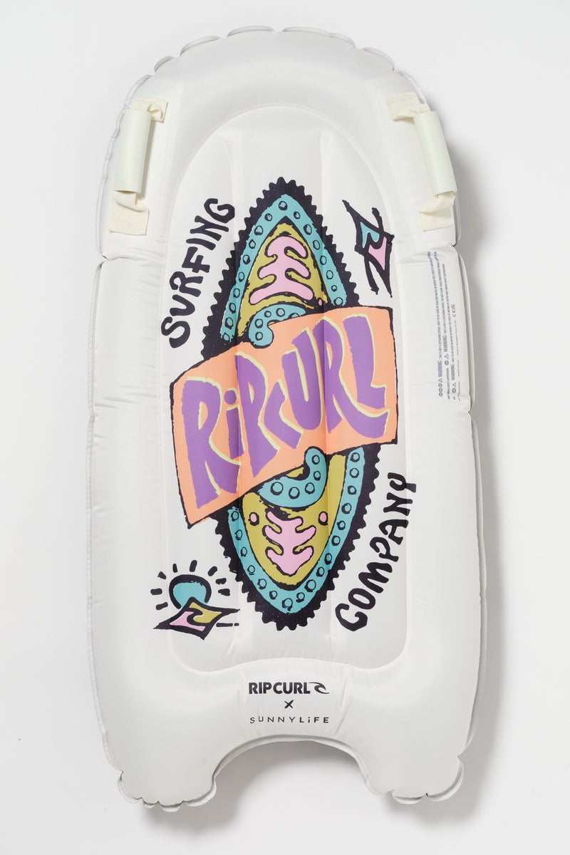 Sunnylife Kids Surf Mat, Shield Surf Chalk Design, Durable Inflatable Bodyboard for Beach & Pool, Lightweight & Easy to Carry, Fun Water Toy for Children & Beginners - Image 1