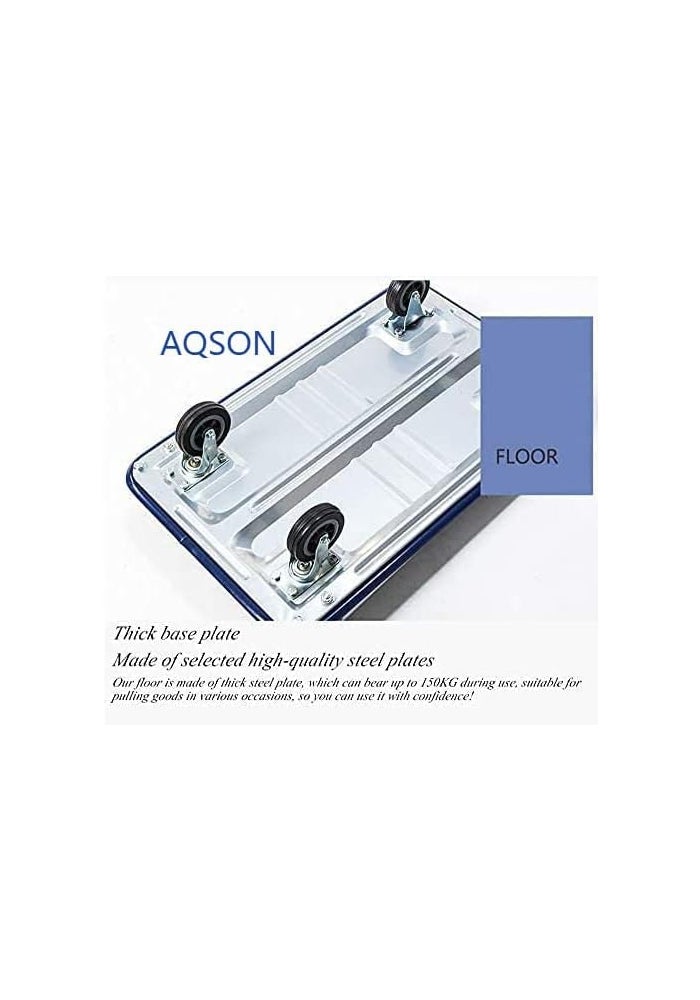 AQ AQSON عربة AQSON القابلة للطي الثقيلة بسعة تحميل 150 كجم - Image 5