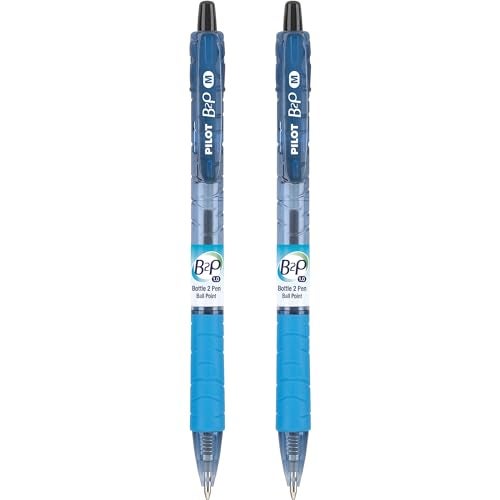 PILOT B2P - Bottle to Pen Refillable & Retractable Ball Point Pen Made From Recycled Bottles, Medium Point, Black Ink, 2-Pack (32805) - Image 5