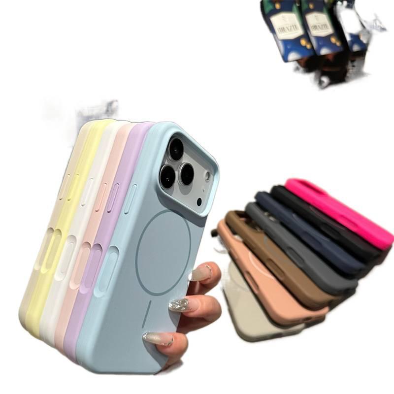 BB غطاء MagSafe بTPU لـ iPhone 14 / 14 Plus / 14 Pro / 14 Pro Max مع مقاوم للصدمات وحماية من السقوط مع مقاوم للصدمات مع مغناطيس قوي مع مقاوم للخدش باللون وردي مغناطيسي من مادة TPU با. - Image 5