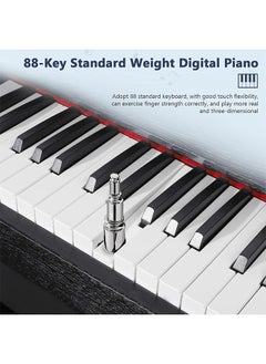 Jidyous 88- Key Hammer Weighted Digital Keyboard Piano,Full Size Keyboard Piano, with3 Pedals, MIDI/Headphone/Audio Output Feature, Suitable for Beginners/Adults  - Image 3