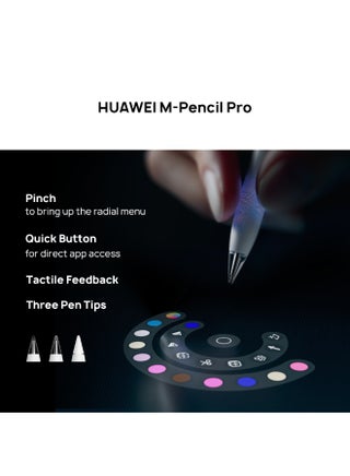 MatePad 12X 2025 Tablet 2.8K 12-inch PaperMatte Display, 144Hz, 12+256GB, 10100 mAh Battery, 66W SuperCharge, WiFi 7, WPS Office, 6 Speakers, UItra-light Keyboard + Free M-Pencil Pro, White - view 3