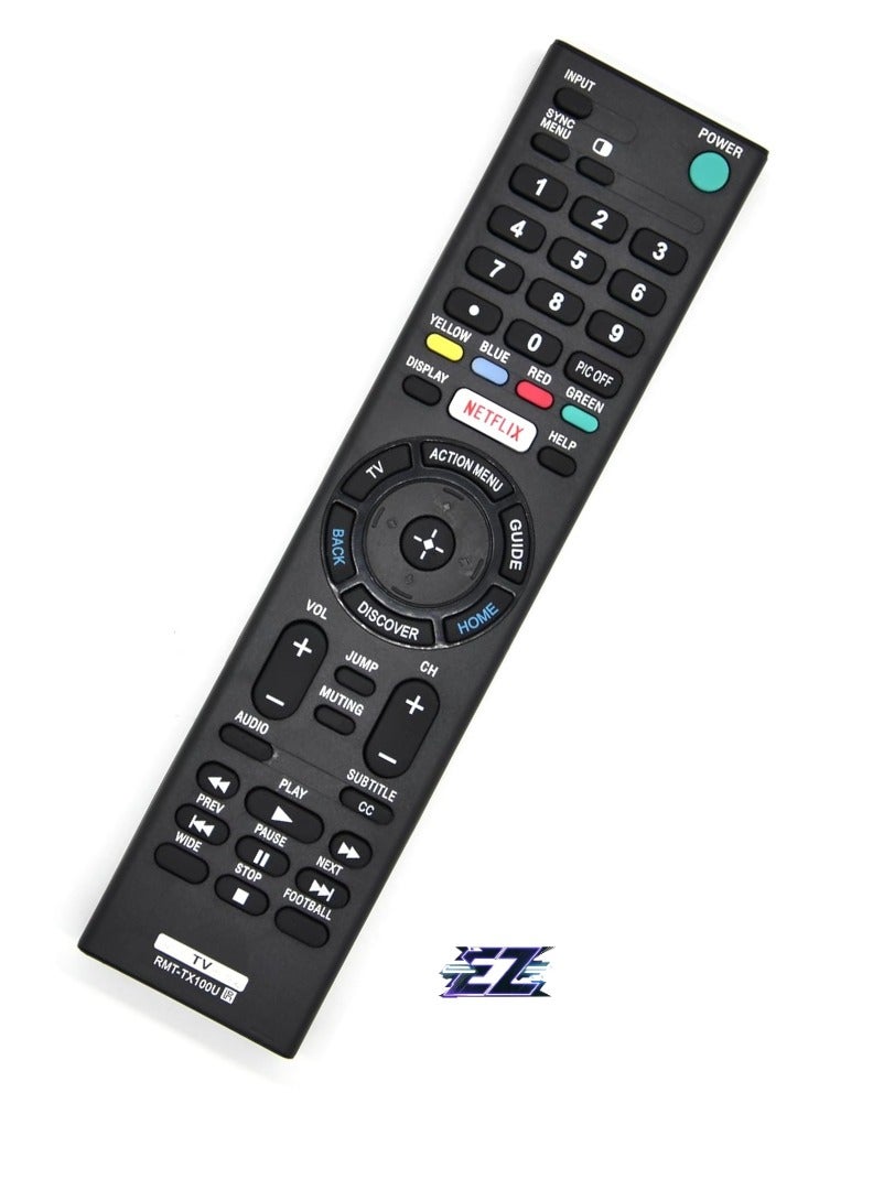 ELTRAZONE RMT-TX100U Universal Remote Control for Sony TV – Compatible with All Sony and Bravia TV Models, Features Netflix Button, Full Functionality, Easy Setup - Image 2
