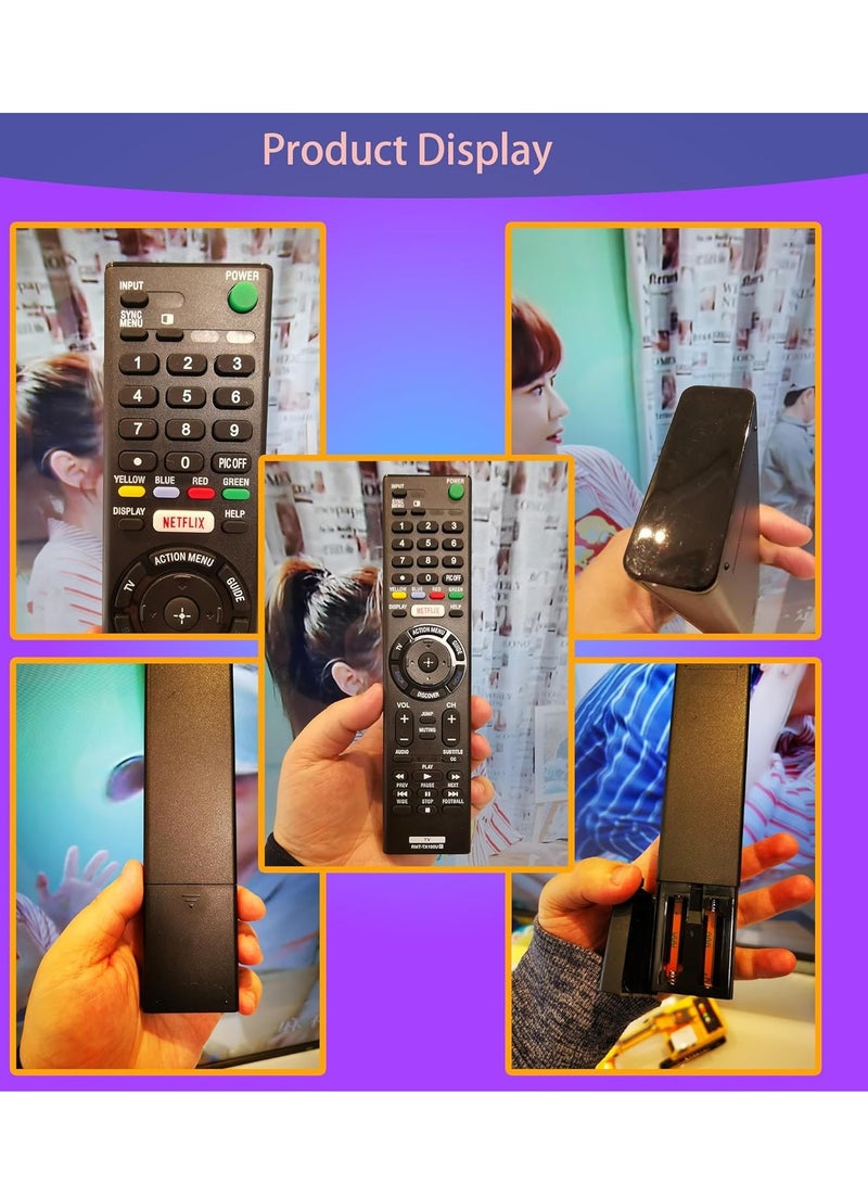 ELTRAZONE RMT-TX100U Universal Remote Control for Sony TV – Compatible with All Sony and Bravia TV Models, Features Netflix Button, Full Functionality, Easy Setup - Image 4