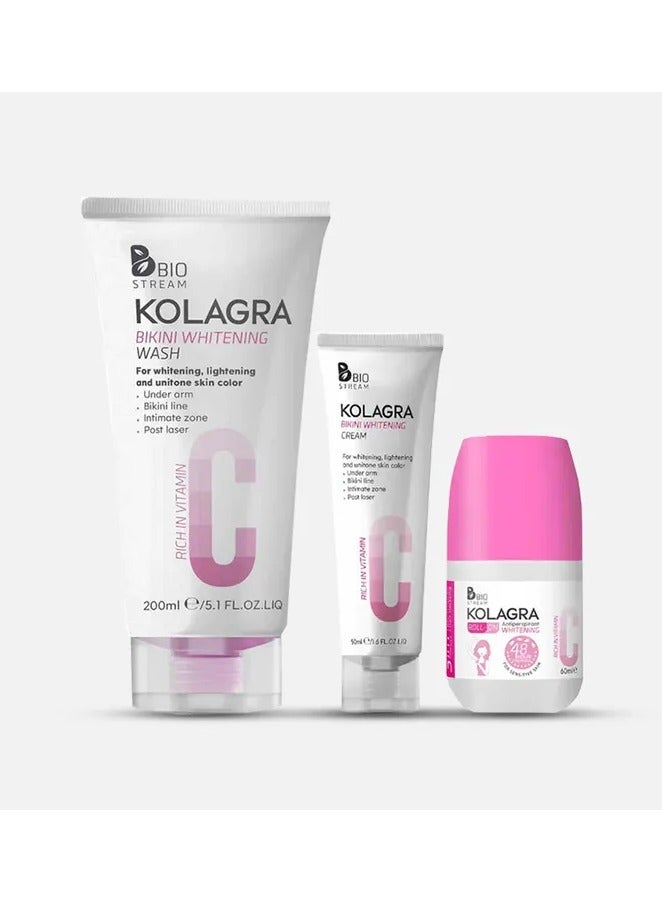 KOLAGRA Kolagra Bikini care ( Bikini routine & Roll-on) 