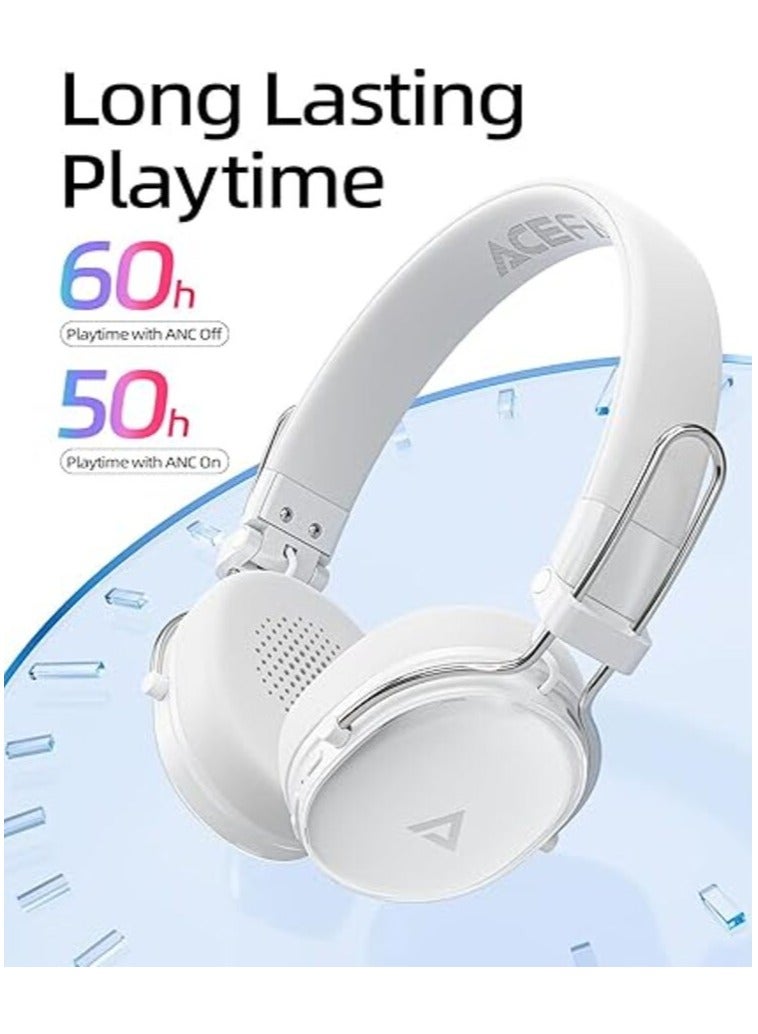 أسيفاست سماعة رأس ACEFAST H7 بلوتوث 5.4 لاسلكية تعمل على تقليل الضوضاء فوق الأذن - Image 2