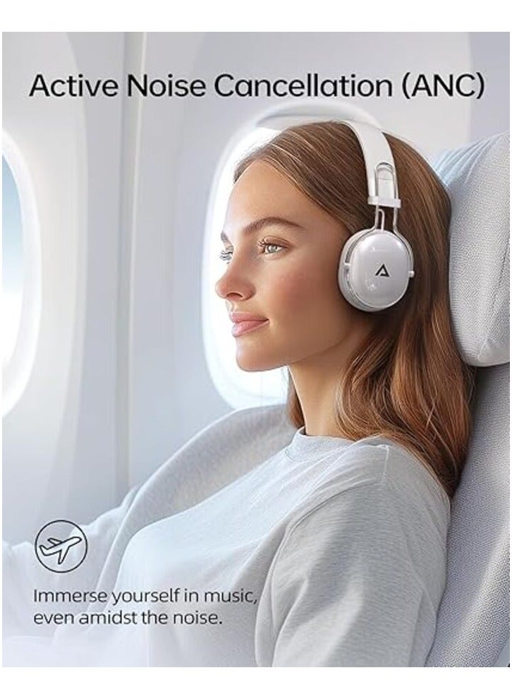 أسيفاست سماعة رأس ACEFAST H7 بلوتوث 5.4 لاسلكية تعمل على تقليل الضوضاء فوق الأذن - Image 4