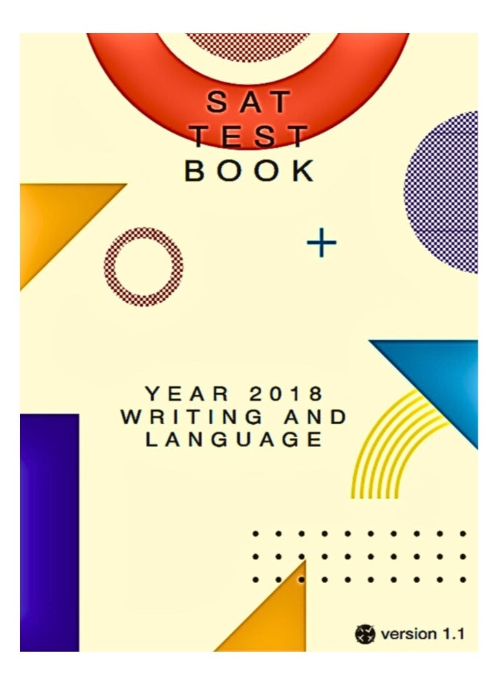 SAT Test Book - Year 2018 Writing and Language (Version 1.1)  - Image 1