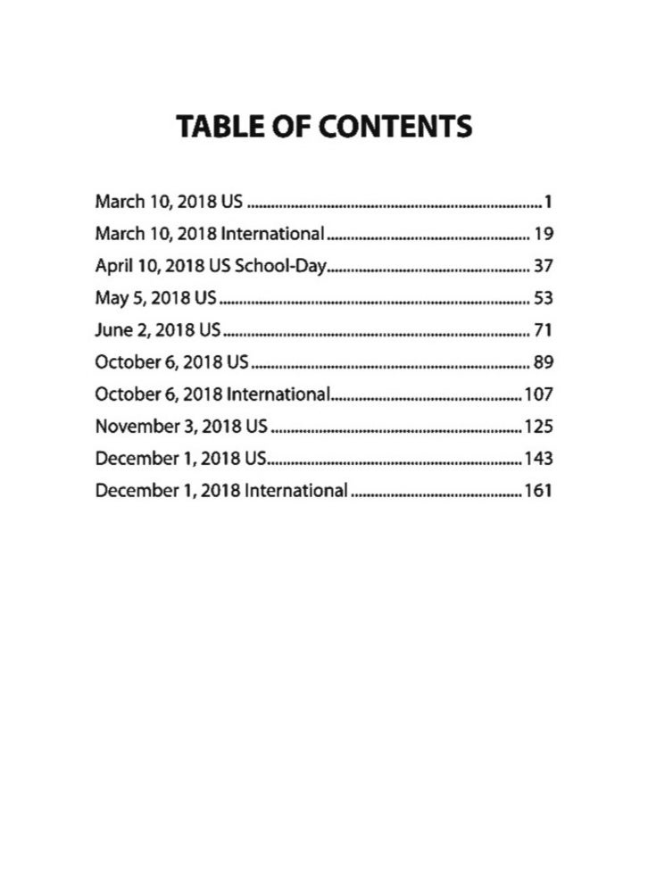 SAT Test Book - Year 2018 Writing and Language (Version 1.1)  - Image 3