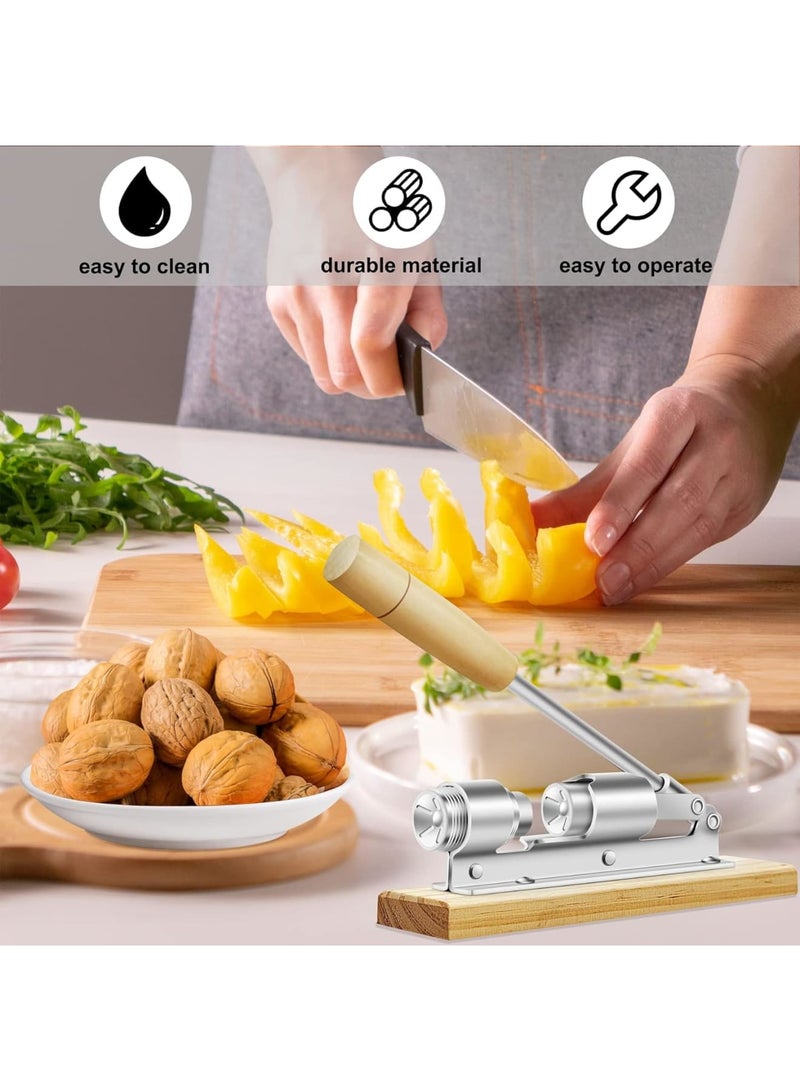 SOLARAE مكسرات للجوز، مكسرات للجوز البقان، أدوات كسر الجوز الثقيلة، مكسر الجوز البقان القابل للتعديل، أداة فتح مكسر الجوز البقان للجوز البقان، الجوز، البندق، اللوز، الجوز البرازيلي - Image 5