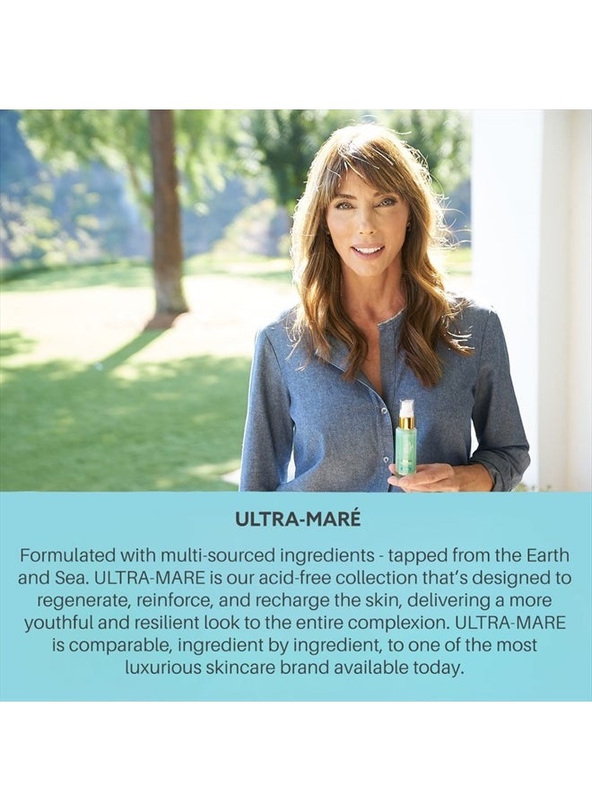 Serious Skincare Ultra-Mare Pure Marine Infusion Facial Serum - Encourages Collagen Production, Cell Turnover and Plumper Skin - Niacinamide - Acid Free - Concentrated 2 oz.  - Image 5