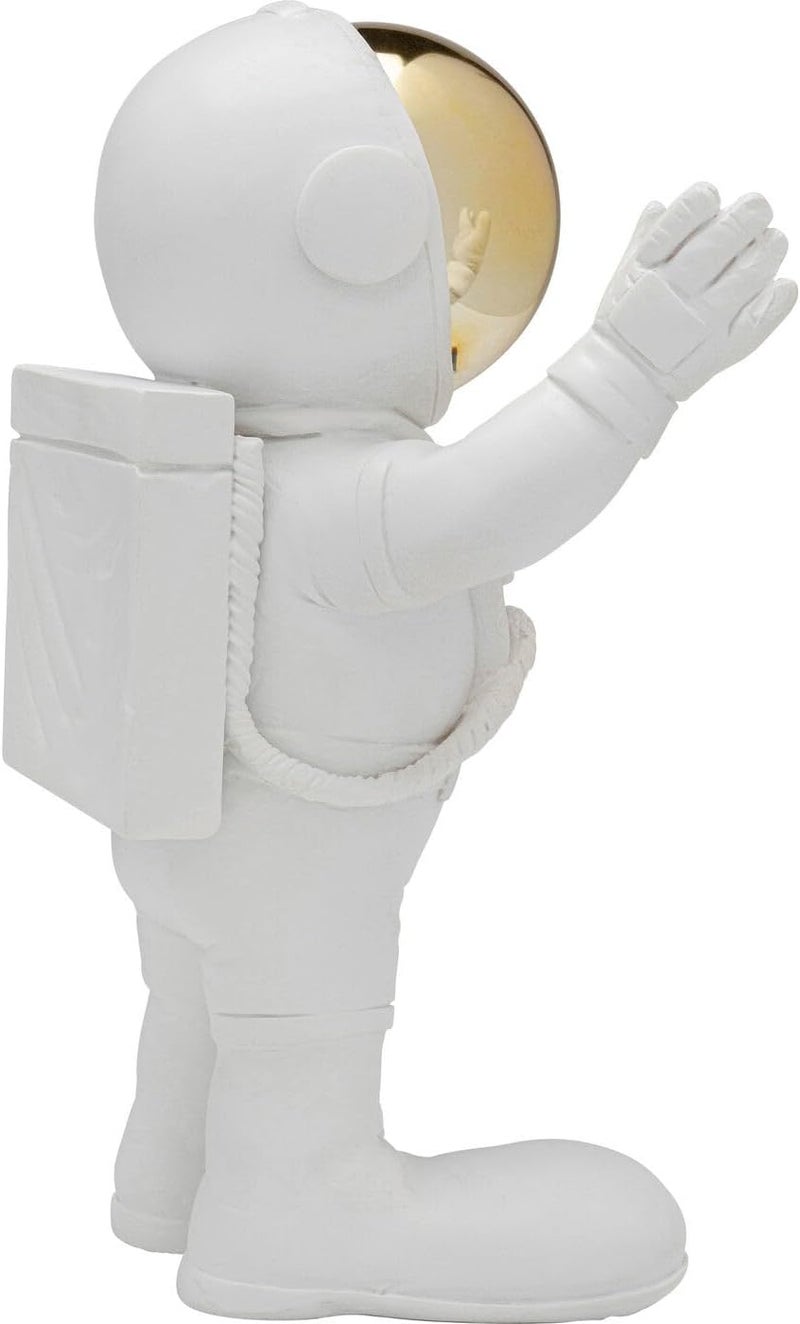 KARE Design Decorative Figure Welcome Astronaut, White, Polyresin, Unique, Hand-Painted, 27 x 21 x 13 cm (H x W x D) - Image 3