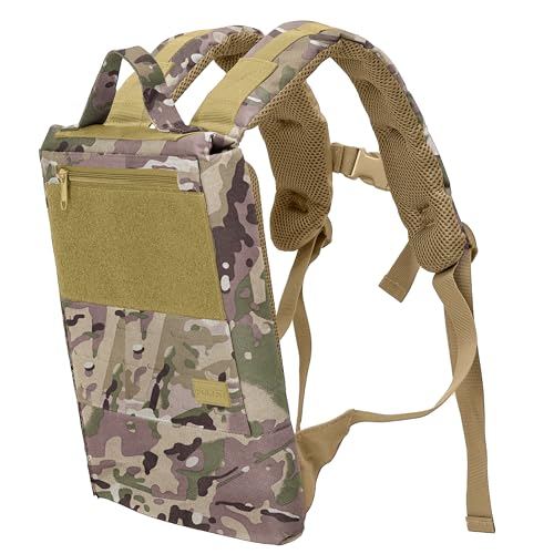 Polyfit Rucking Backpack 20 Weighted Ruck Pack for Weight Plates Patent Pending SideLoading Rucksack for Walking Running Rucking Strength and Endurance Training Camo - Image 1